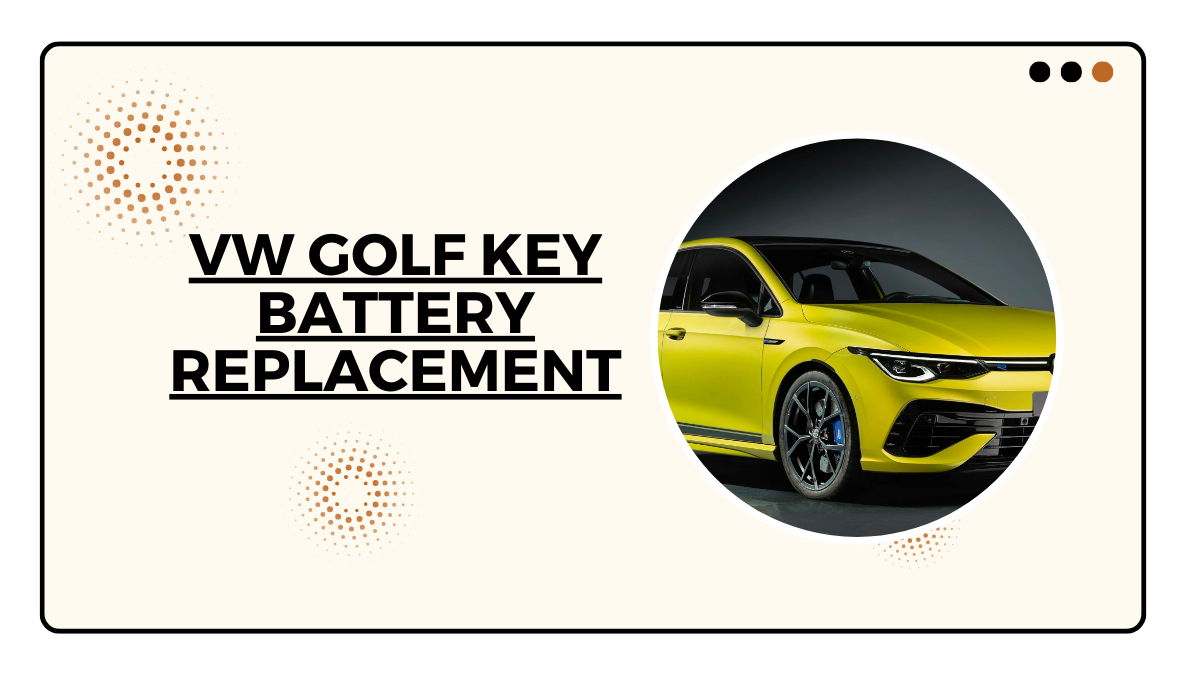 VW Golf Key Battery Replacement